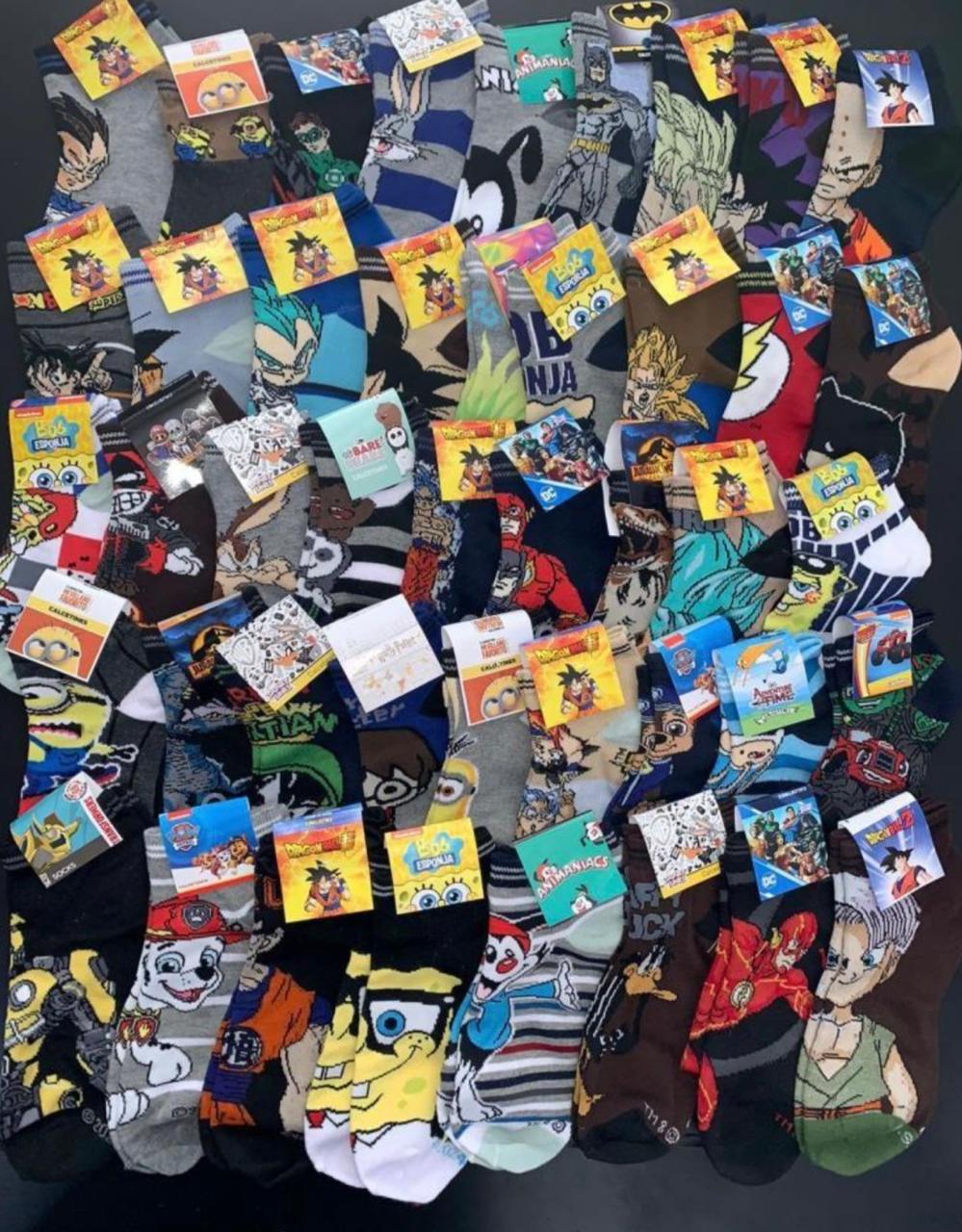 Calcetín Caricatura Hombre