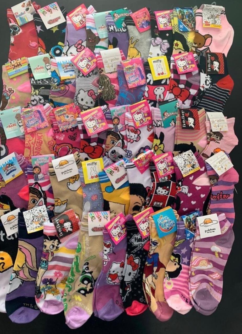 Calcetín Caricatura Dama