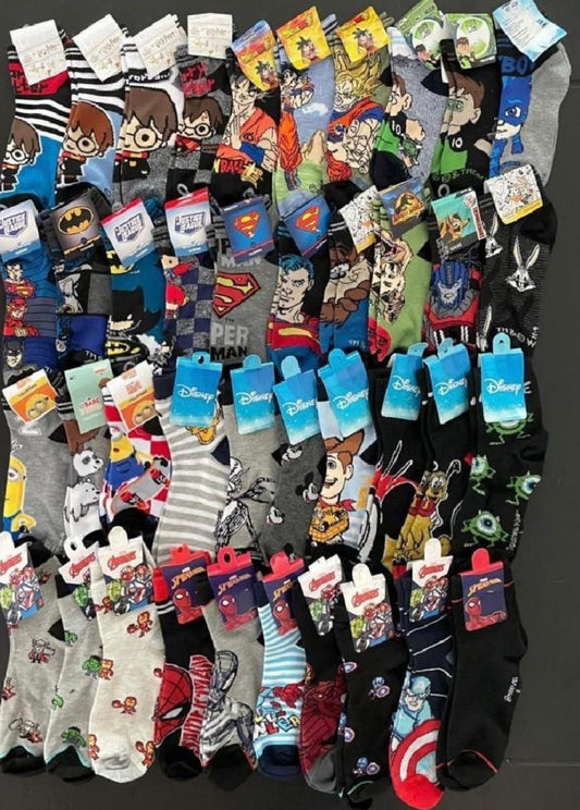 Calcetín Caricatura Niño