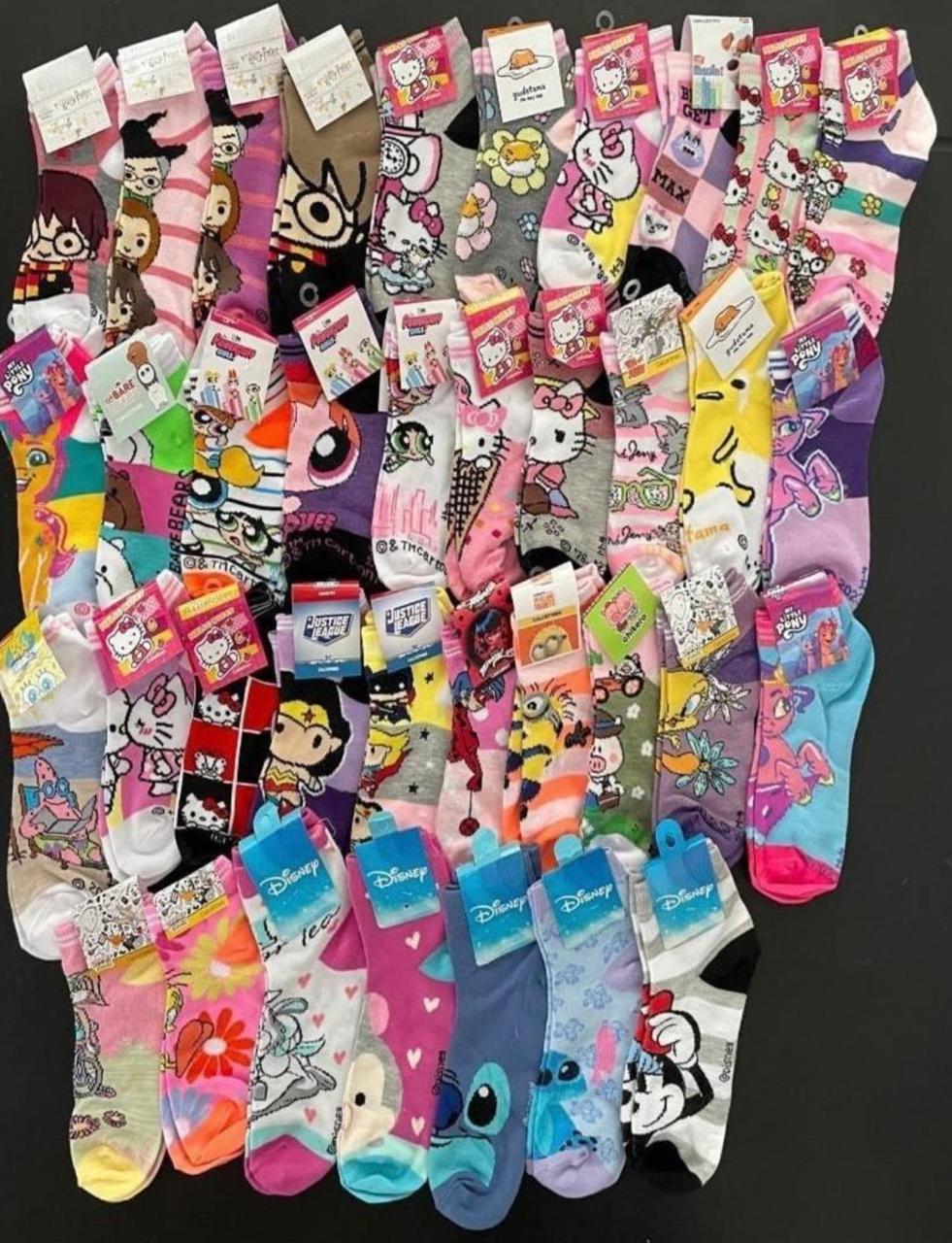 Calcetín Caricatura Niña